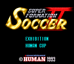 Super Nintendo Snes Super Formation Soccer Ii Emu Land Net